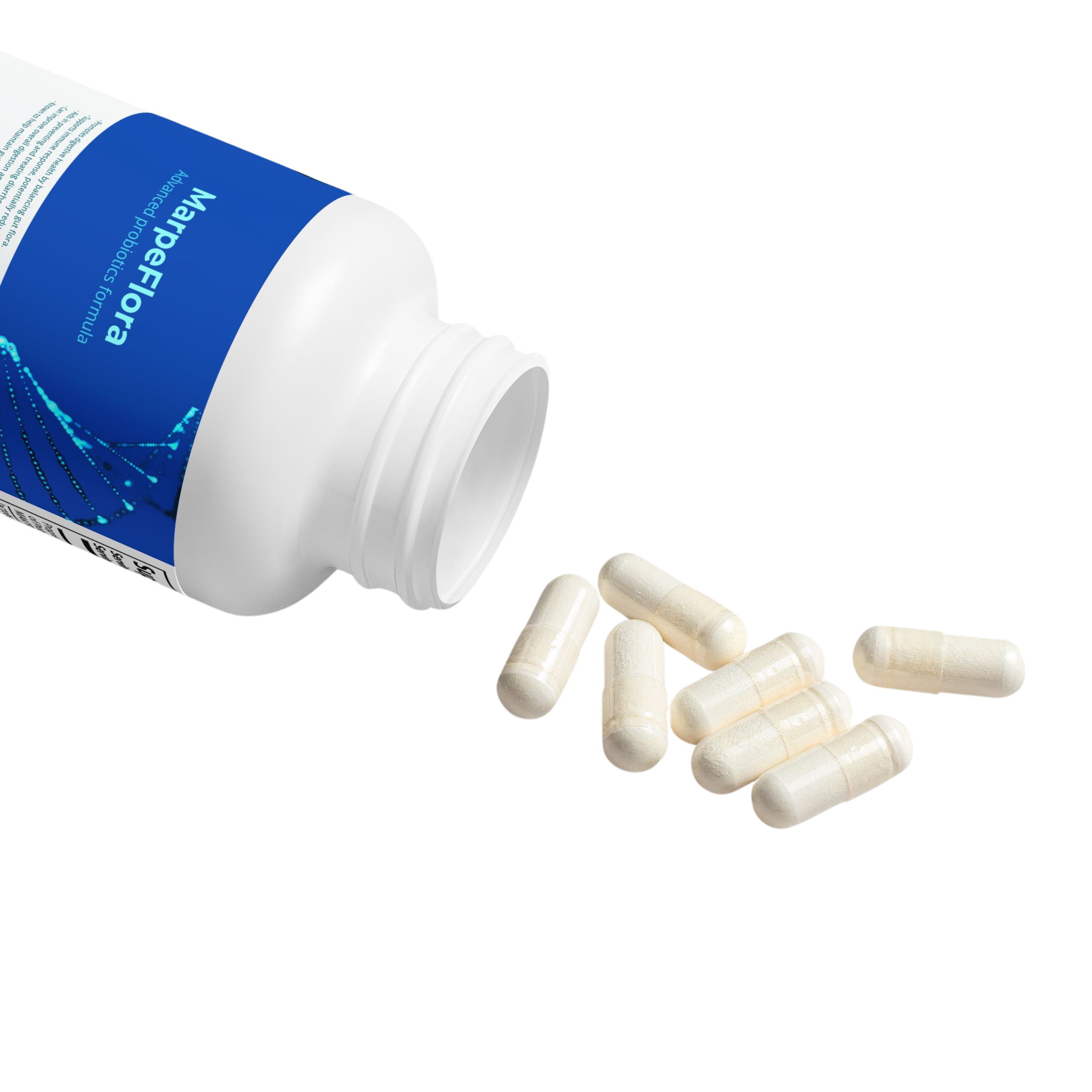 MarpeFlora Probiotics in white conti